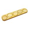 LITKO Formation Skirmish Tray | 5x1 | 25mm Circle Bases | Compatible with Necromunda, Warhammer 40K, Age of Sigmar view 1