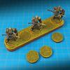 LITKO Formation Skirmish Tray | 5x1 | 25mm Circle Bases | Compatible with Necromunda, Warhammer 40K, Age of Sigmar view 3