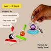 Shumee Handmade Wooden Animal Spin Tops (Lion,Monkey & Penguin) - 3Pcs | Colorful | 100% Child Safe | Gyroscope Fidget Spinner | Novelty Spinning Tops | Sensory Toys | Birthday Party Favors view 4