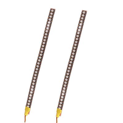 oAtm0eBcl 2Pcs Colorful Super Bright 34 LED Light Bar Lamp for 1/10 RC Car SCX10 TRX4