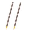 oAtm0eBcl 2Pcs Colorful Super Bright 34 LED Light Bar Lamp for 1/10 RC Car SCX10 TRX4 view 1