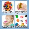 Bedwina Glitter Rubber Ducks in Bulk, Jeep Ducks for Ducking and Cruise Gifts, Kids Bath Toys, Mini Floating Rubber Duckies - Party Favors, Bulk Toys for Kids, Pool, Birthday, Decor - 50 Count view 2