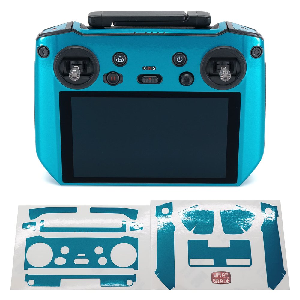 WRAPGRADE Skin Stickers for DJI RC PRO (Caribbean Blue)