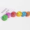 oAtm0eBcl 4Pcs Wooden Classic Colorful Spinning Tops Developmental Kids Stress Relieve Random Color 4pcs view 4