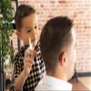 Smoby 320152 - Barber & Cut Center, Black, Hair Salon, Dressing Table, Shaving, Barber view 3