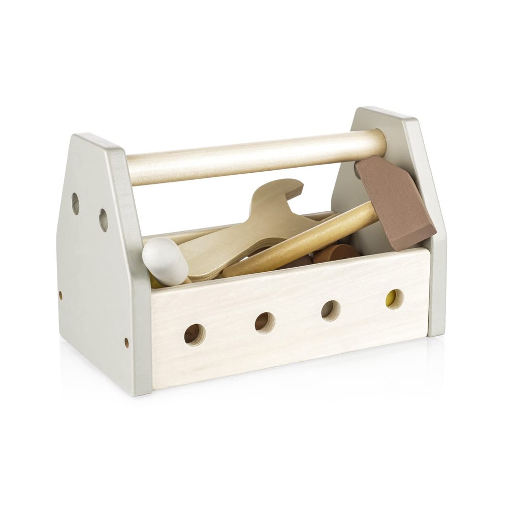 Zopa Wooden Tool Set in Box Brown