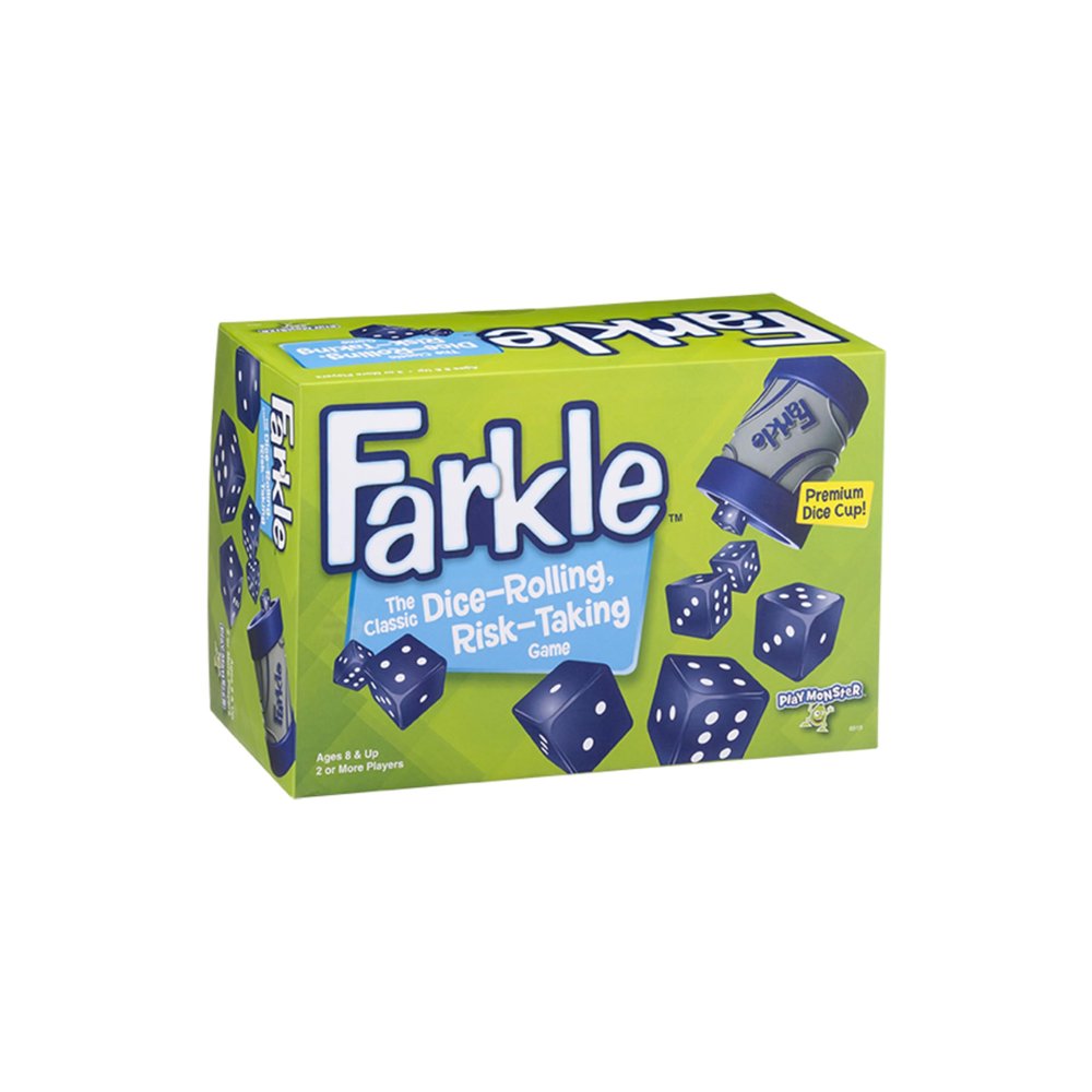 Farkle Dice Game Exclusive Premium Dice Cup Family Game Night Easy to Shake and Slam for Ages 8+