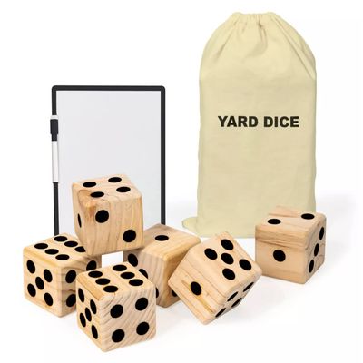 Beyond Outdoors Wooden Yard Dice Lawn Bowling Set