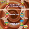 IPIDIPI TOYS Spineez Light Up Flying Saucer Spinning Tops  12-Pack UFO Spinner Toys, Easter Basket Stuffers for Kids, Birthday Party Favors, Goodie Bag Stuffers, School Prizes  Orange view 2