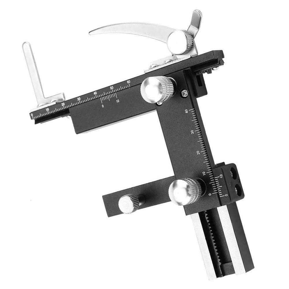 ZTBH Microscope Accessories Kit Biological Microscope Accessories Attachable Mechanical Stage X-Y Movable Stage with Scale Ruler Microscope Slides