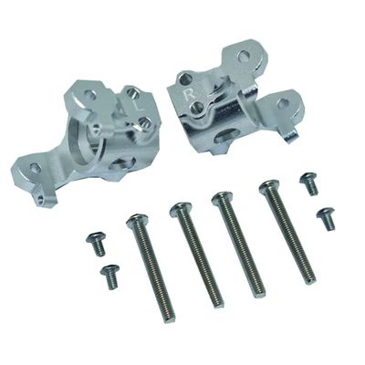 GPM Racing Aluminum Front C-Hubs Silver : Axial 1/10 RBX10