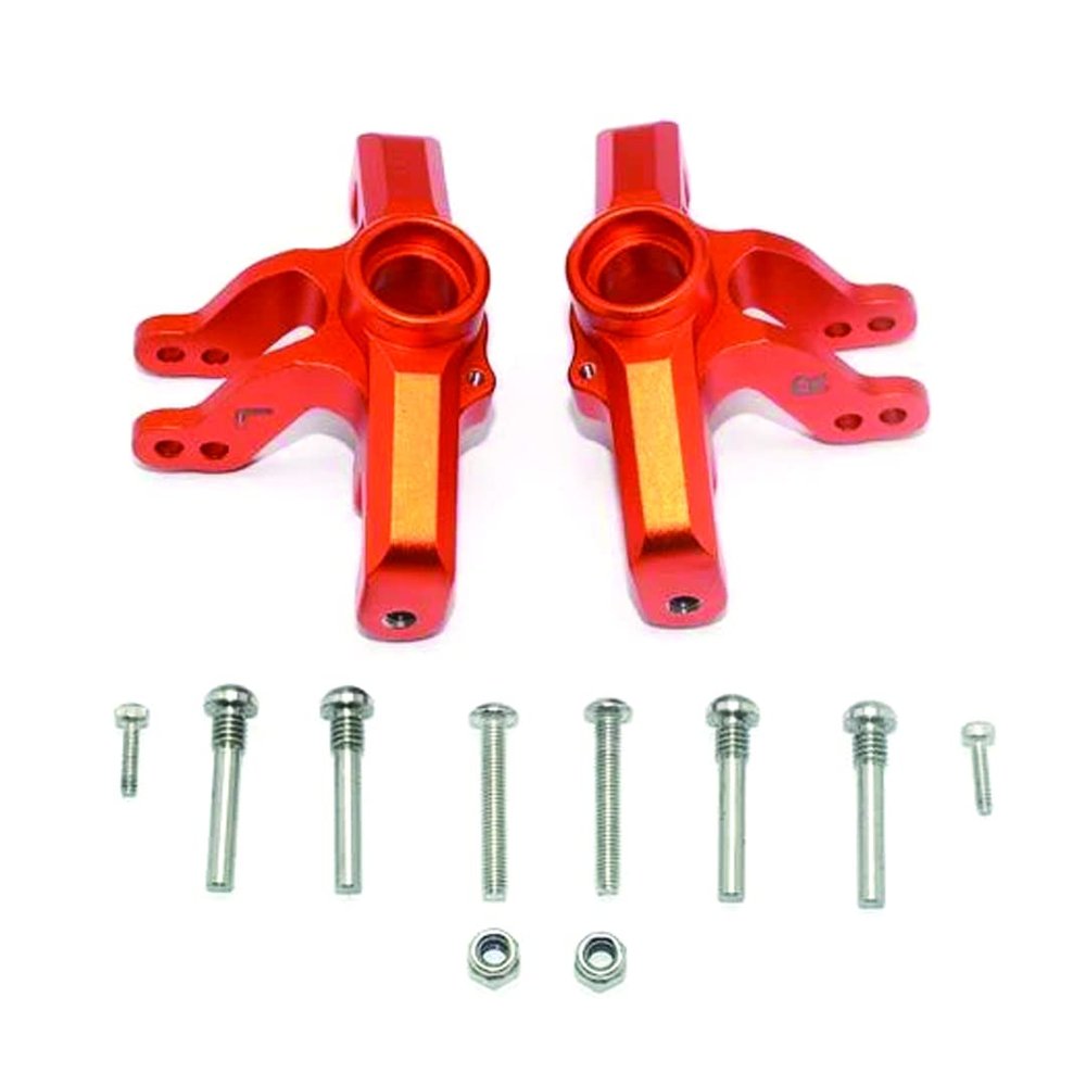 GPM Racing Aluminum Front Knuckle Arms Orange : Losi 1/10 Baja Rey