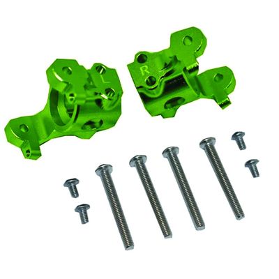 GPM Racing Aluminum Front C-Hubs Green : Axial 1/10 RBX10