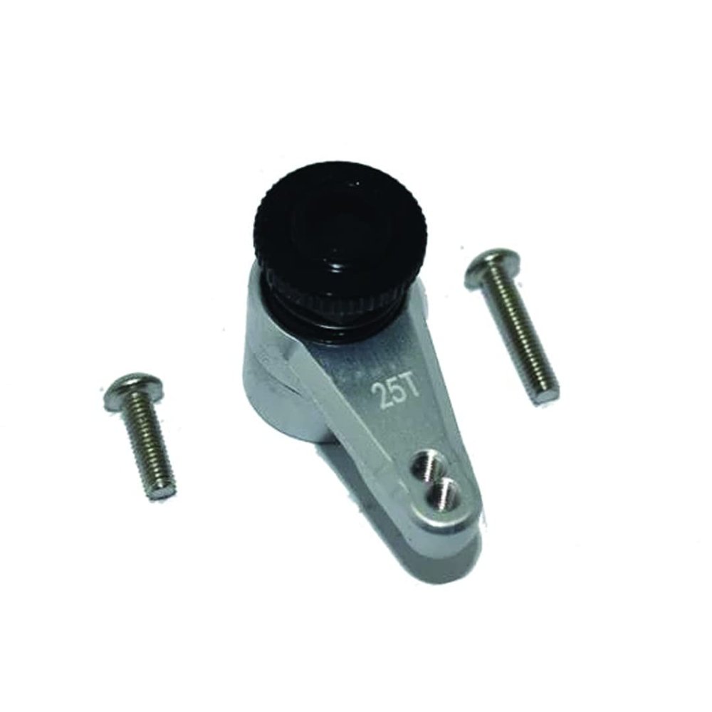 GPM Aluminum 7075 25T Servo Horn w/Built-in Spring Grey : Axial 1/10 RBX10