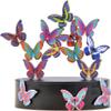 PowerTRC Toy Magnetic Desktop Sculpture (Butterflies) | Mini Magnetic Art Decoration for Desktop | Fun Stress Relief Office Gift view 1