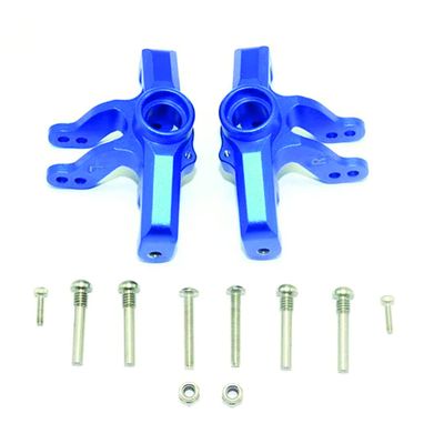 GPM Racing Aluminum Front Knuckle Arms Blue for Losi 1/10 Baja Rey