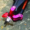 GPM Racing Aluminum Front Knuckle Arms Green : Losi 1/10 Baja Rey view 2