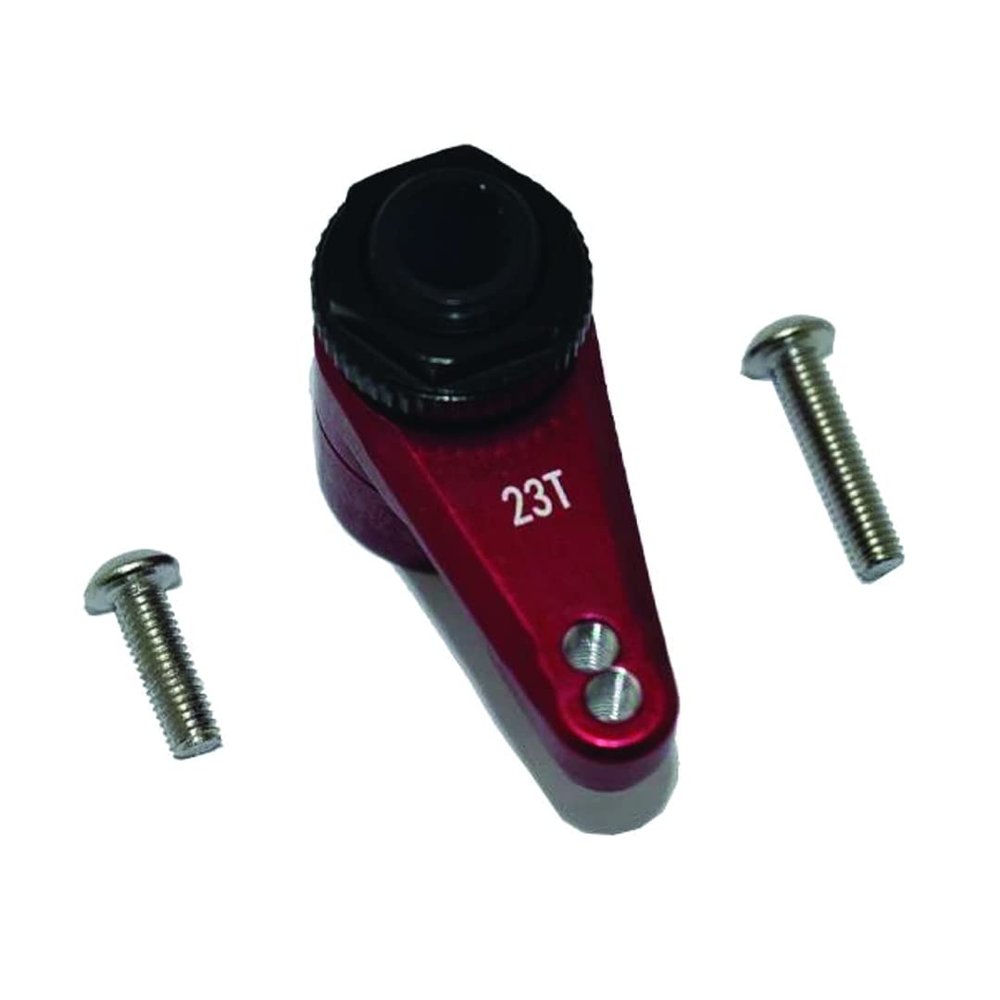 GPM Aluminum 7075 23T Servo Horn w/Built-in Spring Red : Axial 1/10 RBX10