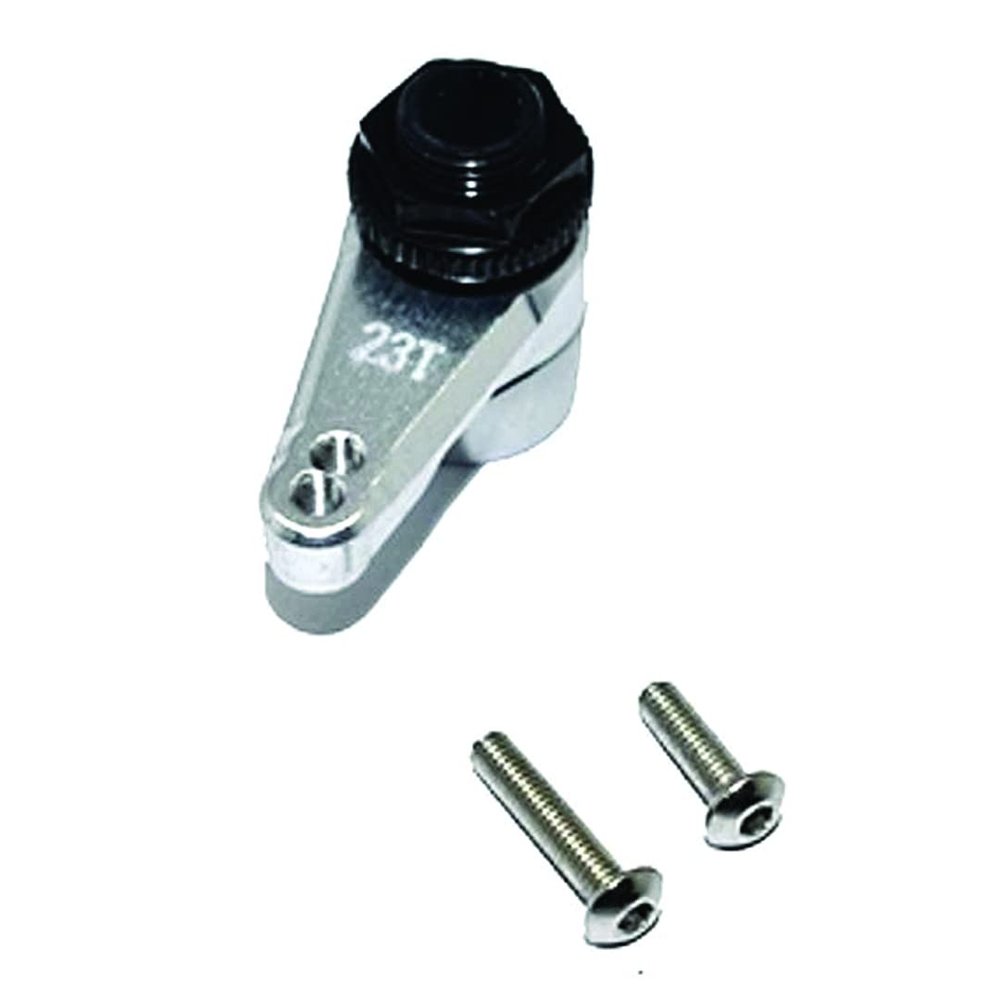 GPM Aluminum 7075 23T Servo Horn w/Built-in Spring Silver : Axial 1/10 RBX10