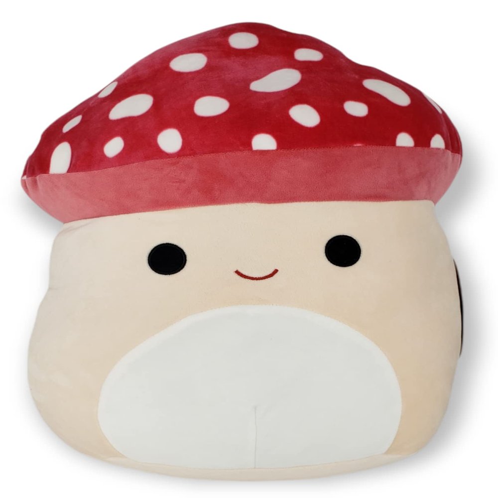 SQUISHMALLOW KellyToy - 16 Inch (40cm) - Malcolm The Mushroom - Super Soft Plush Stuffed Toy Animal Pillow Pal Buddy Birthday Valentines Gift