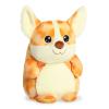 Aurora Adorable Squishiverse Squishy Jellybeans Corgi Stuffed Animal - Imaginative Play - Huggable Comfort - Orange 10 Inches view 2