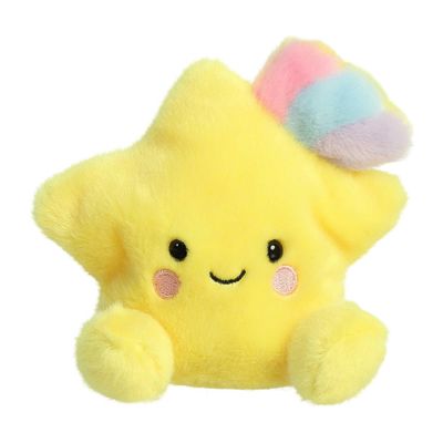 Aurora Adorable Palm Pals Pisces Star Stuffed Animal - Fun Collectible Plush for Kids and Adult Collectors - Perfect for Decorating Rooms and Birthday Gifts - Yellow 4 Inches