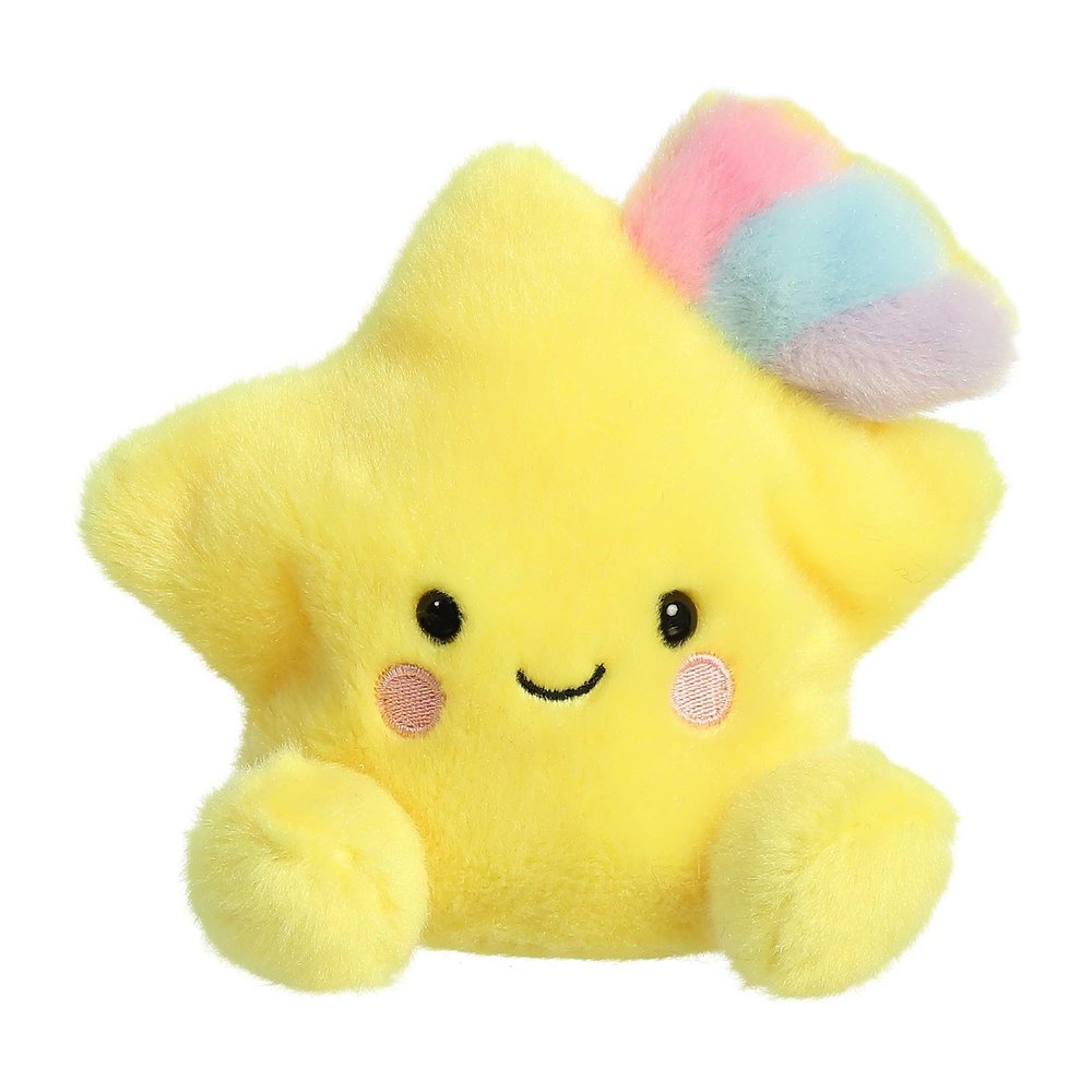 Aurora Adorable Palm Pals Pisces Star Stuffed Animal - Fun Collectible Plush for Kids and Adult Collectors - Perfect for Decorating Rooms and Birthday Gifts - Yellow 4 Inches