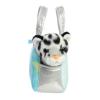 Aurora Fashionable Fancy Pals Blueberry Snow Leopard Stuffed Animal - Plush with Stylish Purse for Dress Up Fun - Perfect for Kids 3+ Years, Costumes, and Birthdays - White 6 Inches view 3