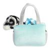 Aurora Fashionable Fancy Pals Blueberry Snow Leopard Stuffed Animal - Plush with Stylish Purse for Dress Up Fun - Perfect for Kids 3+ Years, Costumes, and Birthdays - White 6 Inches view 4