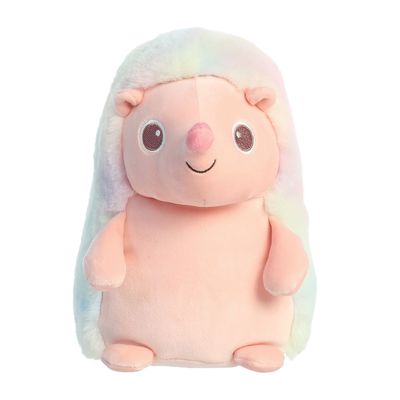 Aurora Adorable Squishiverse Squishy Hugs Hedgie Stuffed Animal - Imaginative Play - Huggable Comfort - Pink 8.5 Inches
