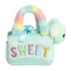 Aurora Fashionable Fancy Pals Rainbow Sweet Stuffed Animal - Plush with Stylish Purse for Dress Up Fun - Perfect for Kids 3+ Years, Costumes, and Birthdays - 6.5 Inches view 2