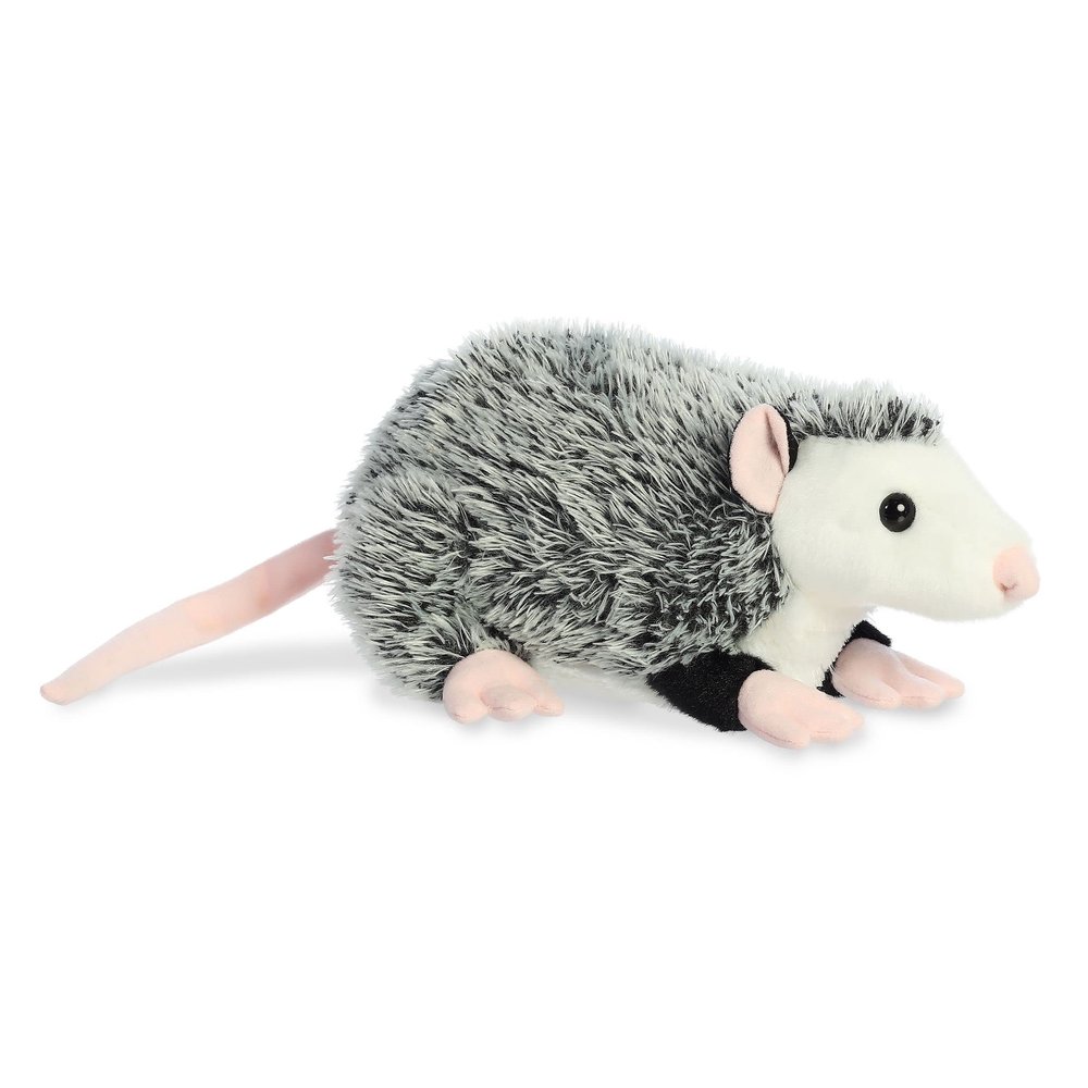 Aurora Adorable Flopsie Ozzie Opossum Stuffed Animal - Used to Create Imaginative Play Adventures - Perfect for Birthdays, Kids and Adults, All Ages - Black 10.5 Inches