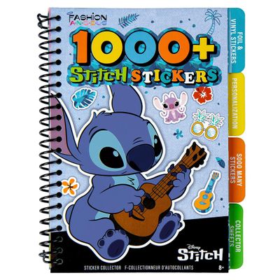 Fashion Angels Disney Stitch Sticker Book, Includes 1,000+ Stickers & Collector Pages, Disney Lilo and Stitch Stickers, Ideal for Accessorizing Kids Notebooks & More