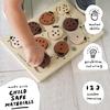 Wee Gallery Wooden Tray Puzzle Count to Ten Ladybugs, Montessori Toy for Toddlers and Preschoolers for Early Learning and Fine Motor Skill Development, Sustainable Educational Puzzle for Kids view 3