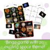 The Learning Journey: Match It! Bingo - Space - Reading Game for Preschool and Kindergarten 36 Picture Word Cards,Multi view 2