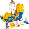 Fisher-Price Preschool Toy Santiago of the Seas Lights & Sounds El Bravo Pirate Ship Playset for Pretend Play Kids Ages 3+ Years view 1