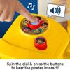 Fisher-Price Preschool Toy Santiago of the Seas Lights & Sounds El Bravo Pirate Ship Playset for Pretend Play Kids Ages 3+ Years view 3