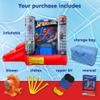 Funormous Marvel Spider-Man Bounce House with Slide, Kids Inflatable Spiderman Bouncy Castle Indoor Outdoor Plus Heavy Duty Air Blower view 2