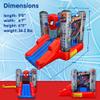 Funormous Marvel Spider-Man Bounce House with Slide, Kids Inflatable Spiderman Bouncy Castle Indoor Outdoor Plus Heavy Duty Air Blower view 3