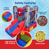 Funormous Marvel Spider-Man Bounce House with Slide, Kids Inflatable Spiderman Bouncy Castle Indoor Outdoor Plus Heavy Duty Air Blower view 4