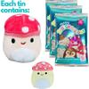 Squishmallows Official Kellytoy Collectors Tin Set with Micromallow Exclusive Pin and Trading Cads Choose Your Favorite or Collect Them All (Malcom The Mushroom) view 2