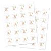 2"" Round Bear Balloon Baby Shower Thank You Beary Much Favor Stickers - Set of 40 (Green Balloon) view 2
