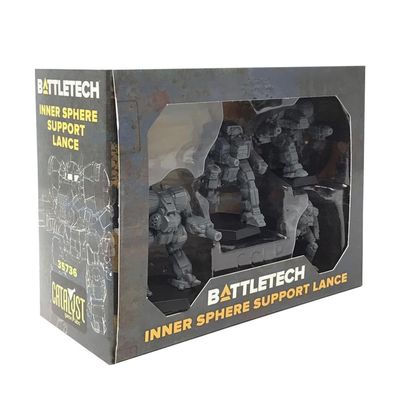 Catalyst Game Labs BattleTech Mini Force Pack: Inner Sphere Support Lance, Grey