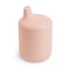 mushie 100% Silicone Baby Sippy Cup | 6 Months+ (Blush) view 1