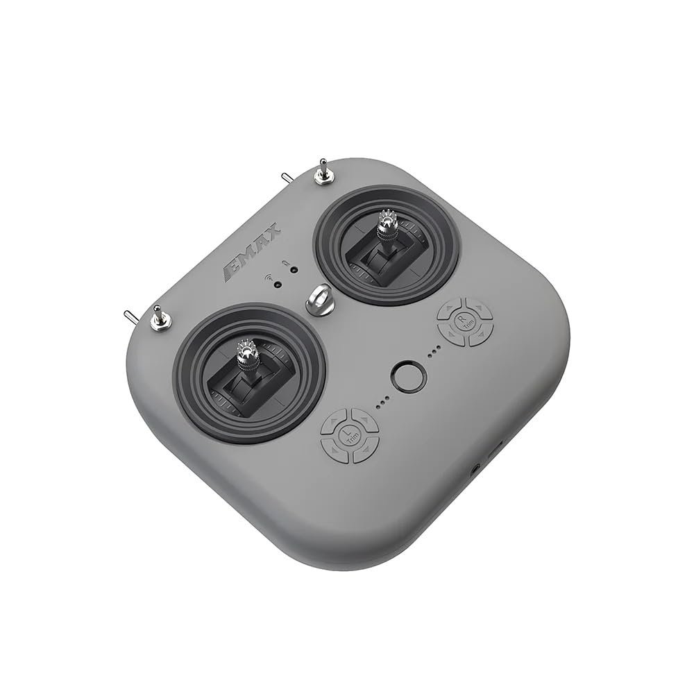EMAX E8 2.4GHz 8CH Radio Transmitter - FrSky D8-3 - Gray