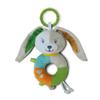 Clementoni - 17682 - Lovely Bunny Soft Rattle - Toddler Plush Toy, Early Years Toys, Infant Toys, New Born Soft Toys Gift, 100% Washable view 4