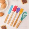 Chefclub Kids Montessori Cooking 5-Piece Utensils Set Heat Resistant Non Stick Silicone for Kids & Beginner Kitchen & Cookware Gadgets - Mixing, Whisking, Baking, Brushing view 4