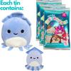 Squishmallows Official Kellytoy Collector's Tin Set with Micromallow Exclusive Pin and Trading Cads Choose Your Favorite or Collect Them All (Stacy The Squid) view 2