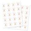 2-Inch Round Bear Balloon Thank You Beary Much Favor Stickers - Set of 40 (Beige Balloon) view 2