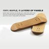 Lottoyday 1 Pack Professional Mini Maple Wooden Fingerboards, Finger Skateboard Toy Set for Kids (Red) view 3